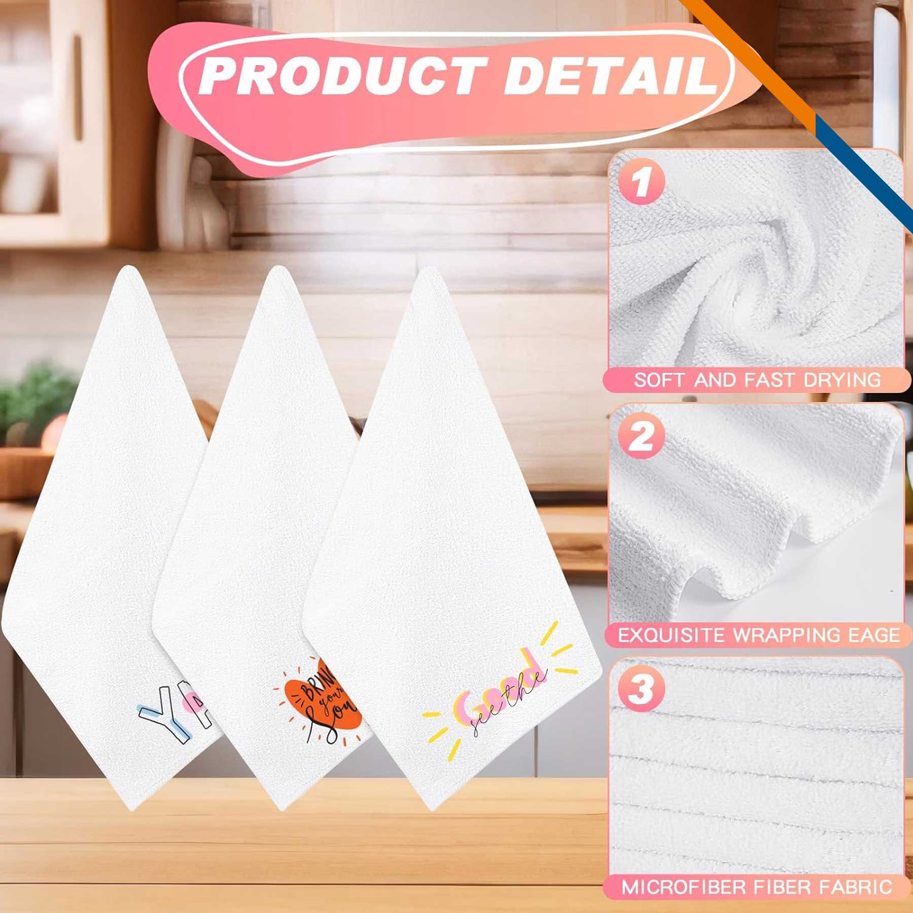 Richy Sublimated Rally Towel - 18" x 11" 5