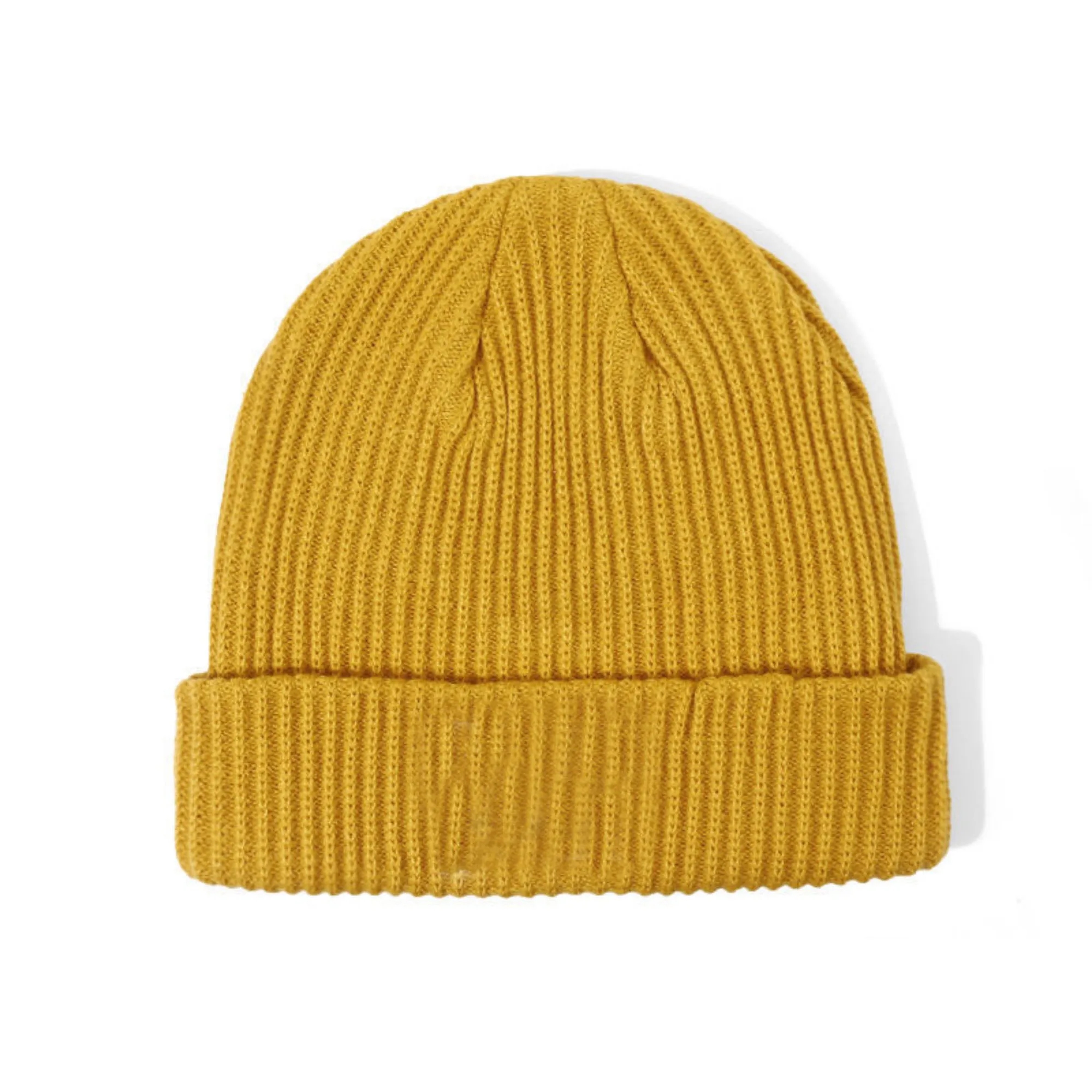Unisex Warm Winter Hats Acrylic Knit Cuffed Beanie 8