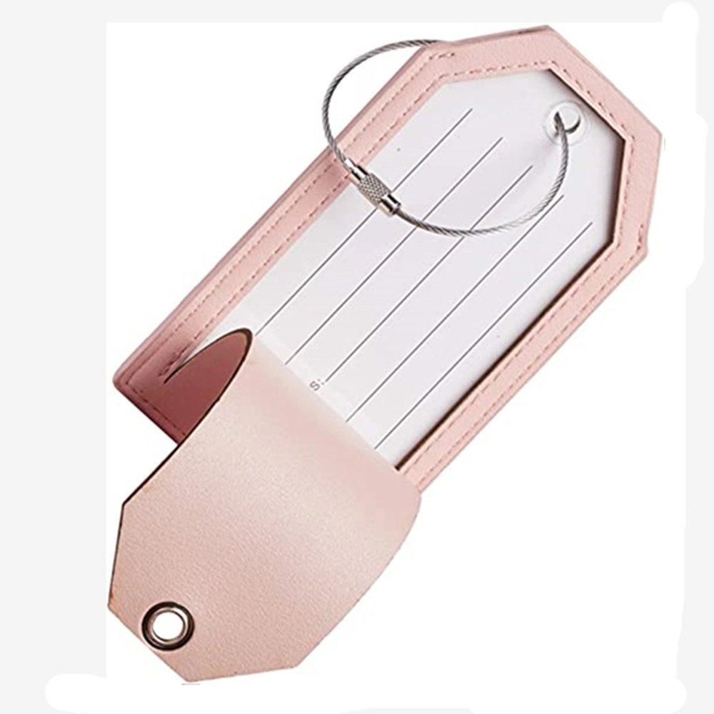 Pu Luggage Tags With Steel 4