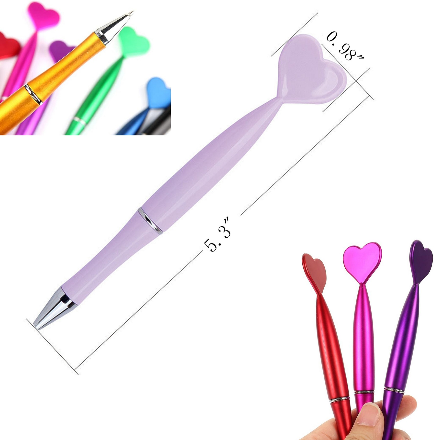Heart Shaped Ballpoint Pen 3