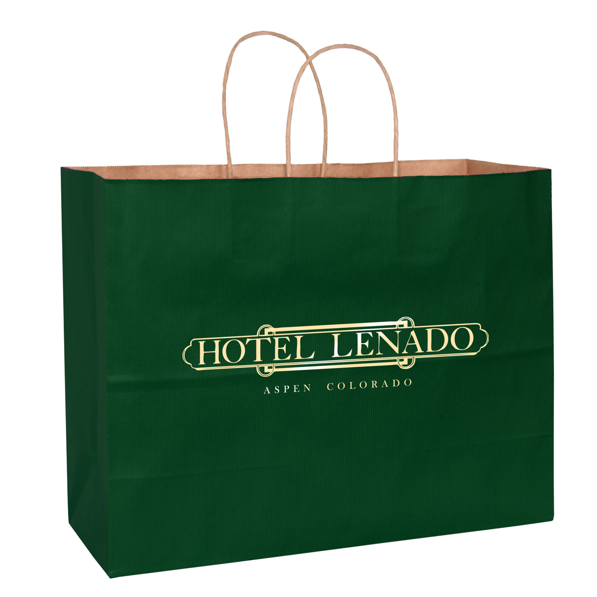 Matte Color Paper Shopper with Twisted Paper Handles 25