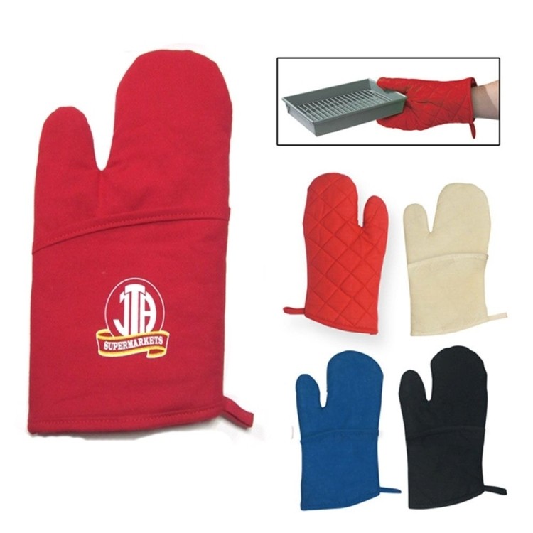 Quilted Cotton Canvas Oven Mitt 2