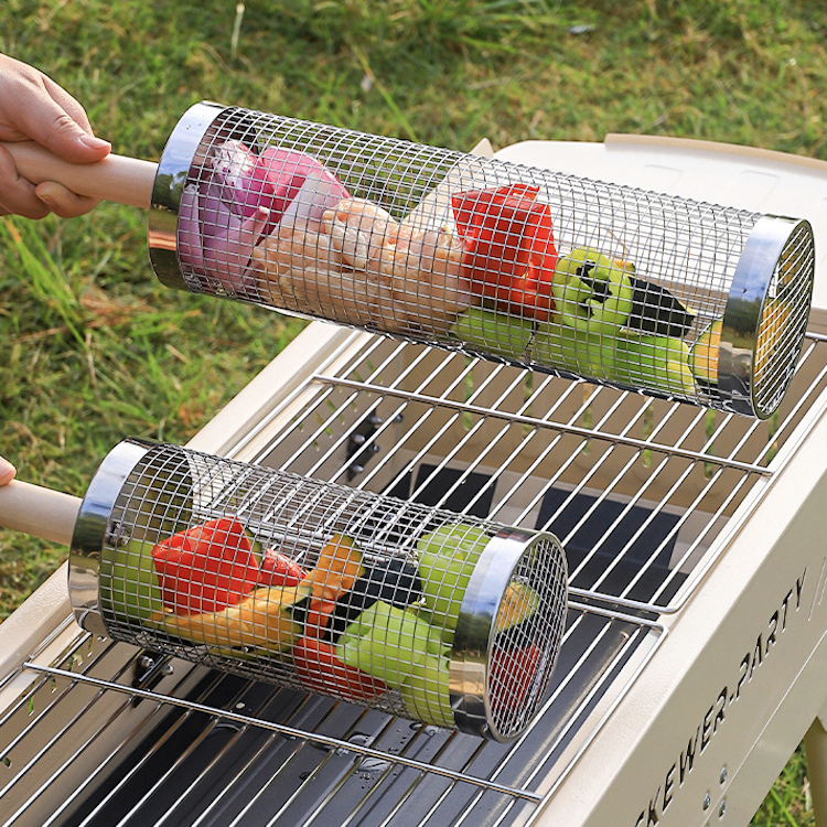 Rolling Grill Basket 2