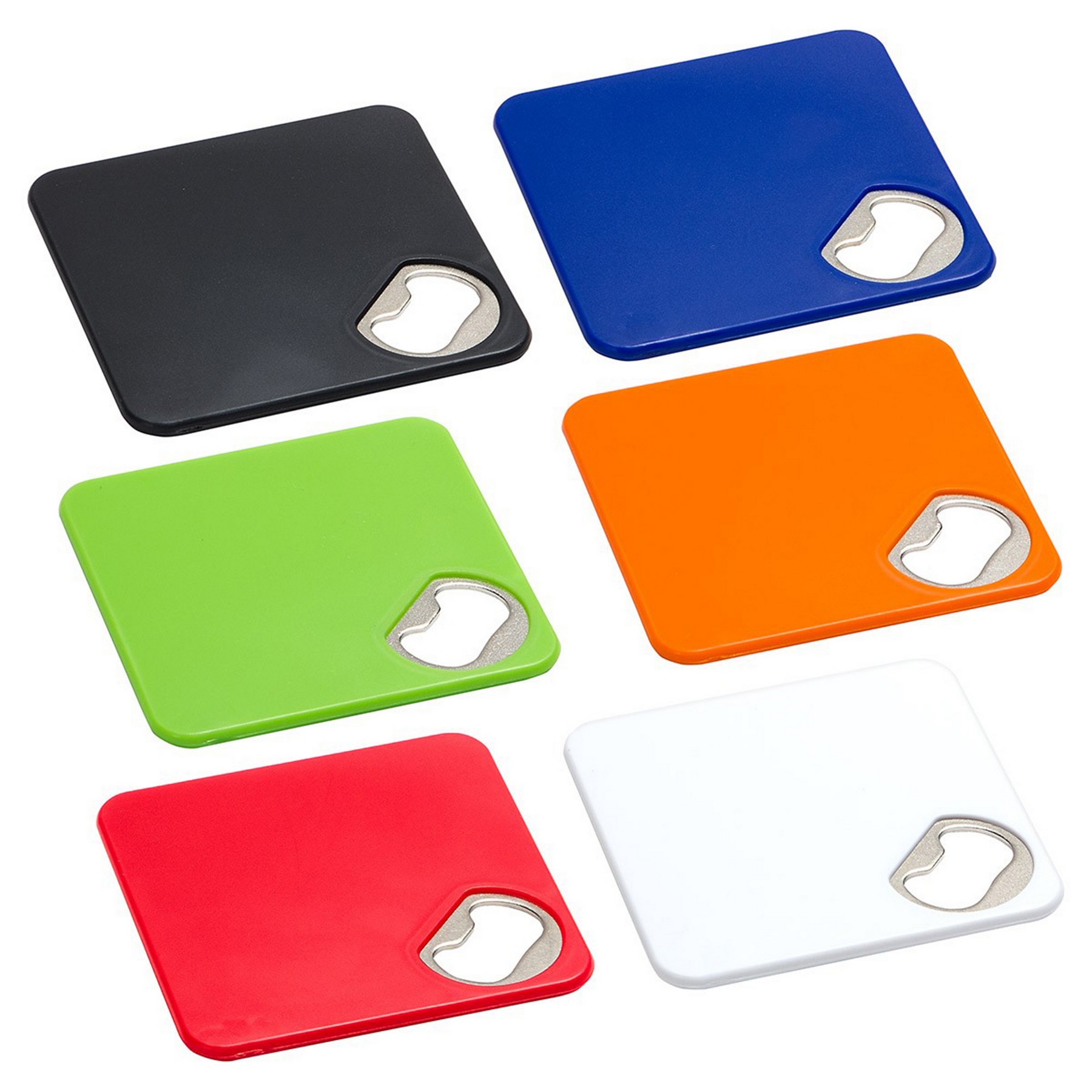 2-In-1 Square Coaster With Bottle Opener 4