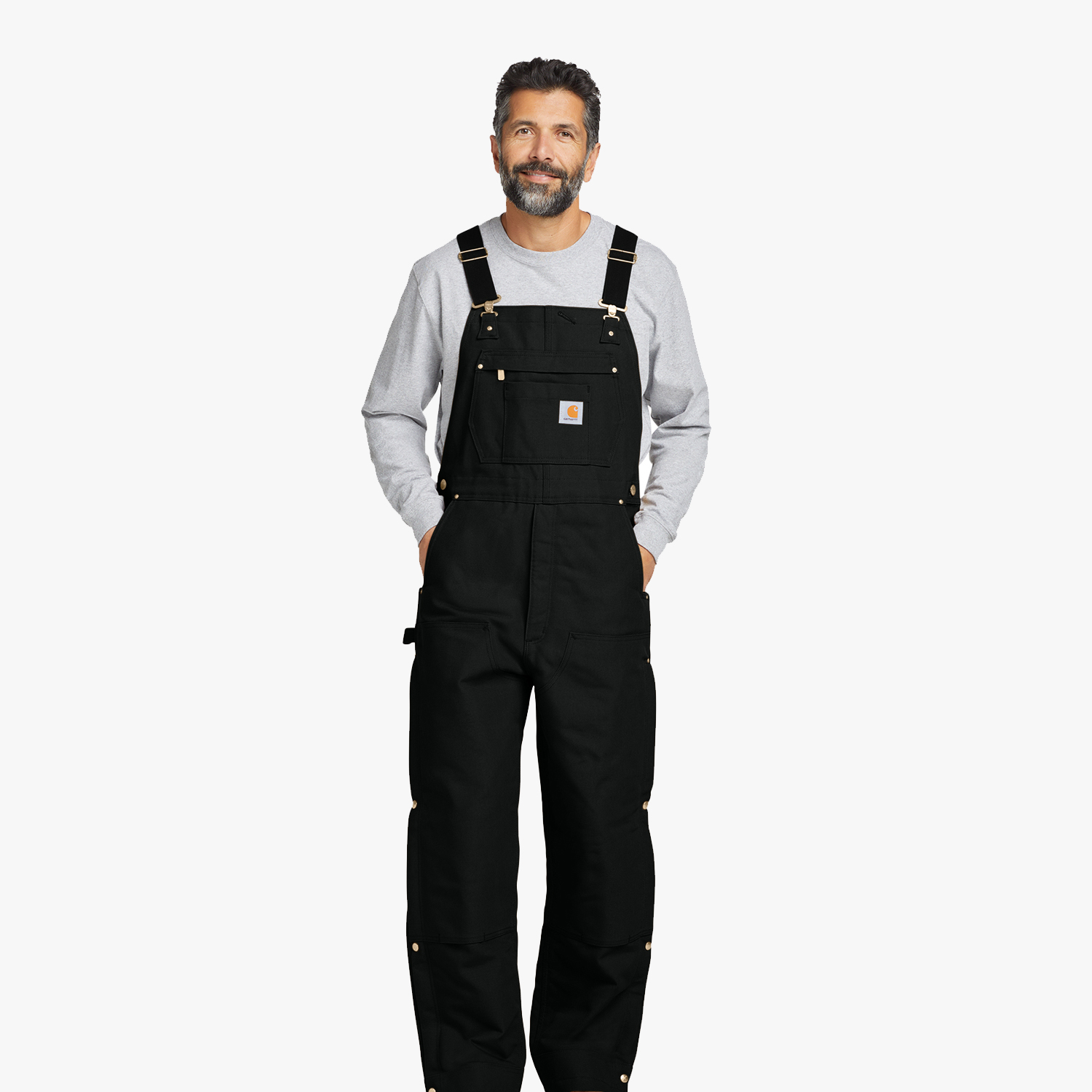 Carhartt® Firm Duck Insulated Bib Overalls 5