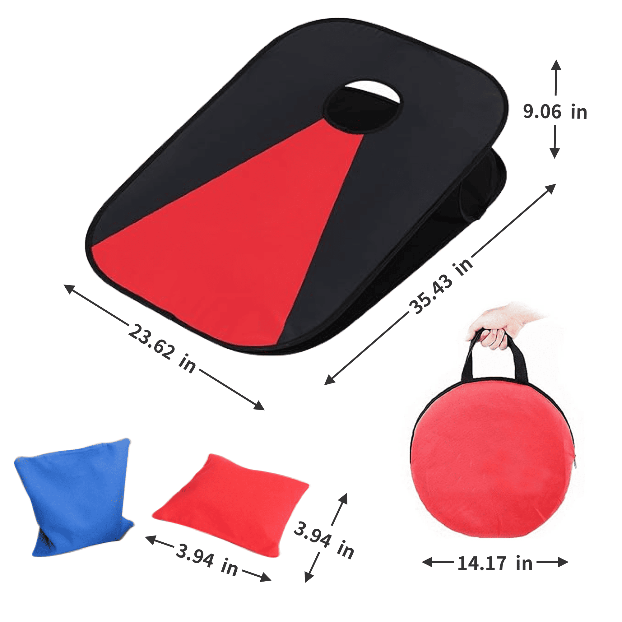 Portable Foldable Outdoor Bean Bag Toss Game Set 1