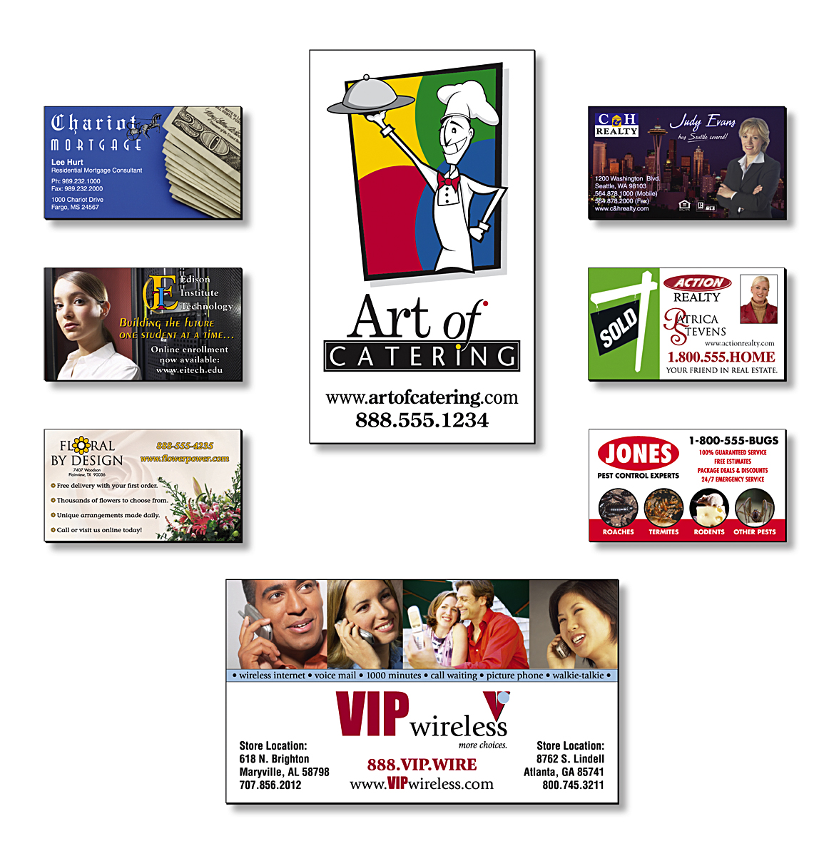 Business Card Magnet - 3.5x2 (Square Corners) 3