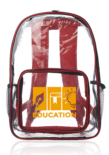 Pocket Clear Plastic Backpacks 9
