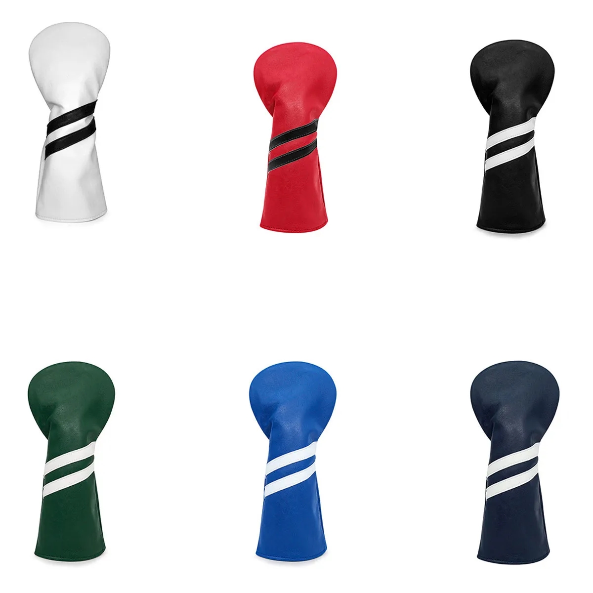 Golf Club Wood and Hybrid Head Cover PU Leather Headcover 4