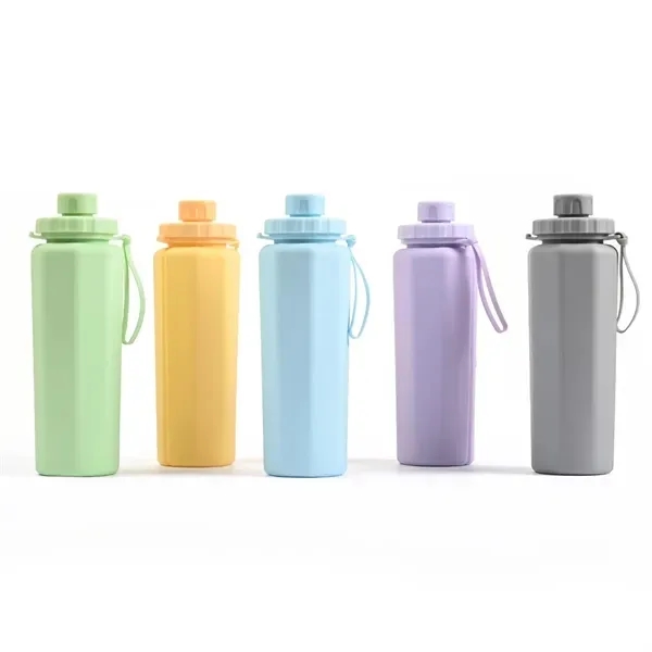 Collapsible Silicone Water Bottle - Reusable Eco Design 10