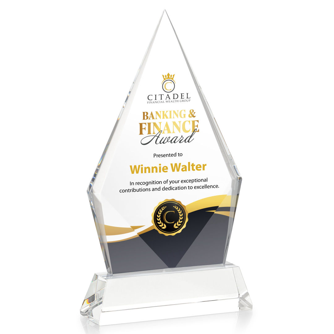 Shelton VividPrint™ Award on Newhaven Base - Clear 10