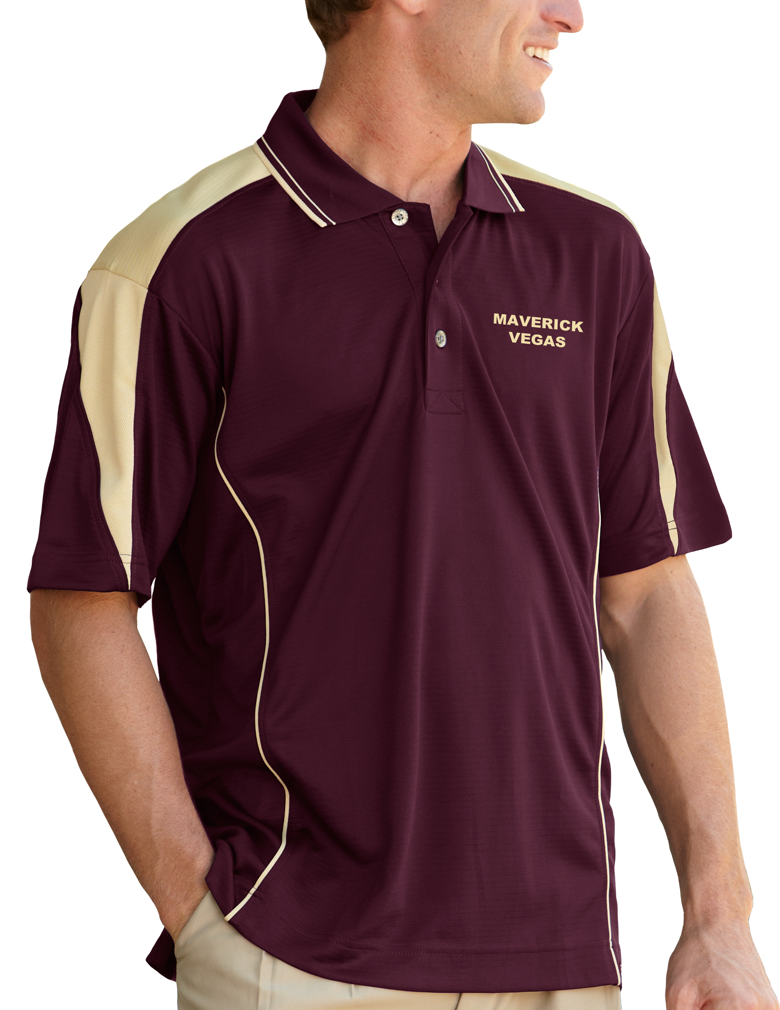 Men's Maverick Vegas Ottoman Polo Shirt 12