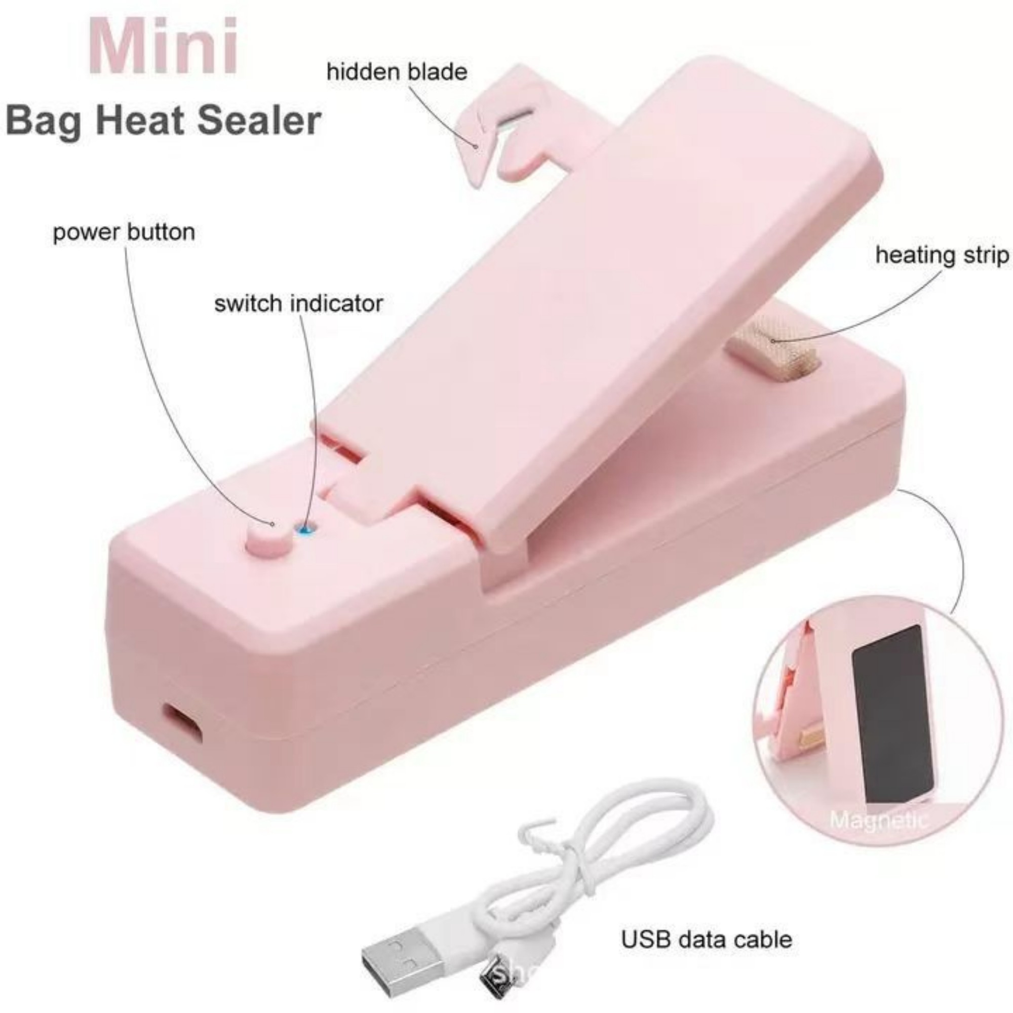 USB Charging Mini Bag Sealer 1