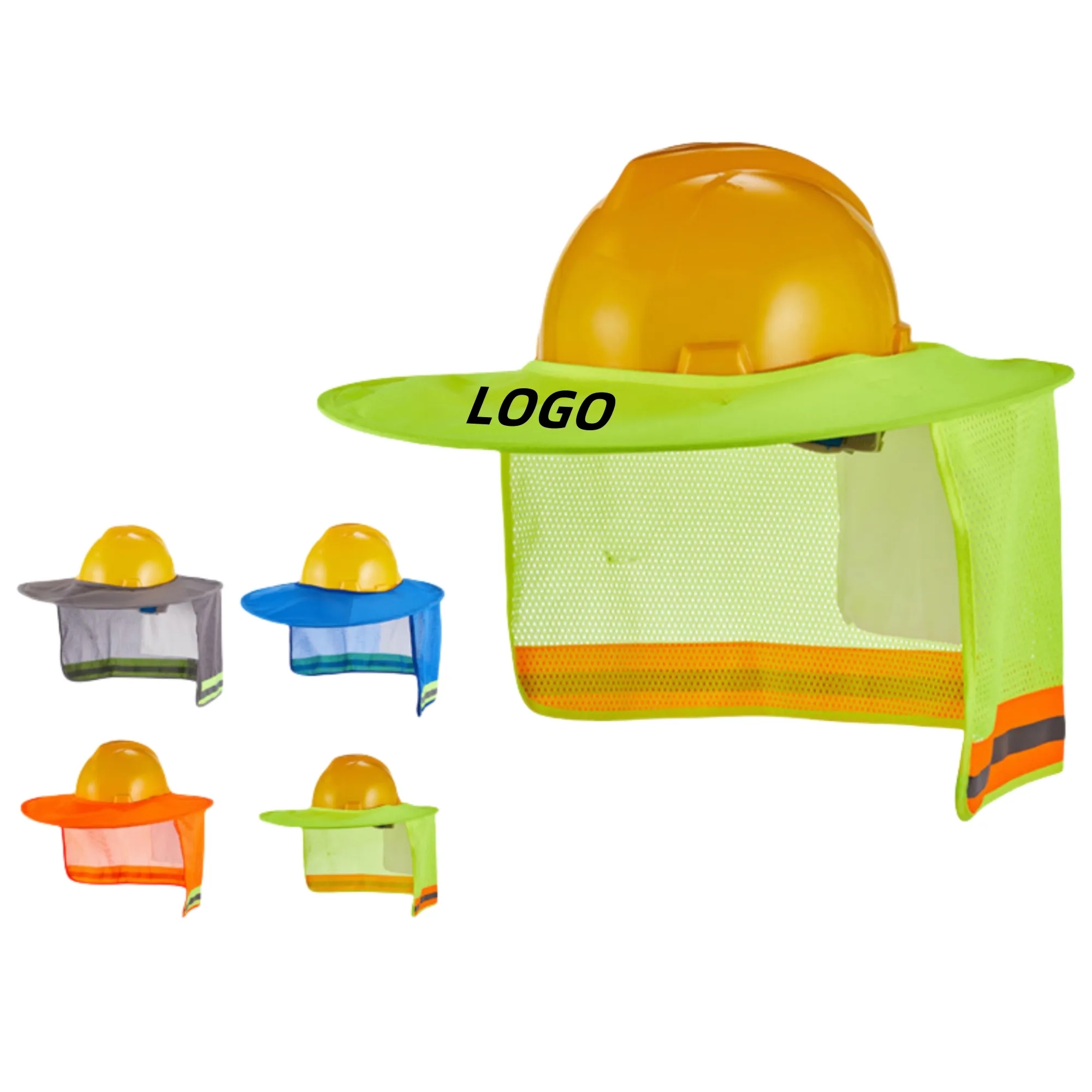 Reflective Safety Helmet Curtain 6