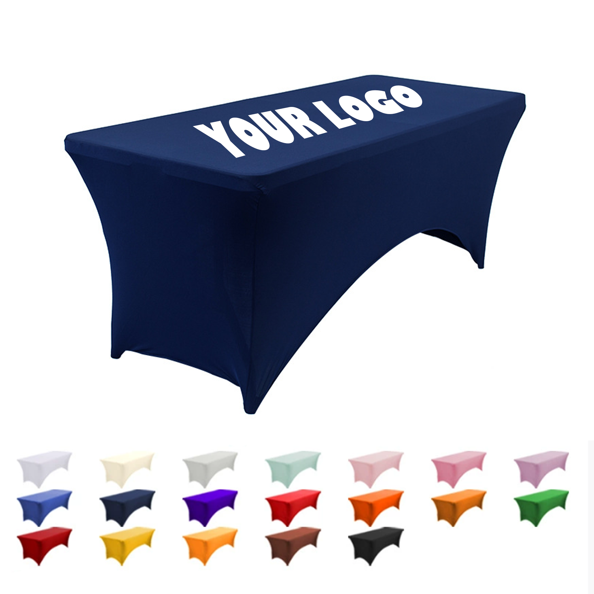 Outdoor Wedding Event Rectangular Elastic Wine Tablecloth 2