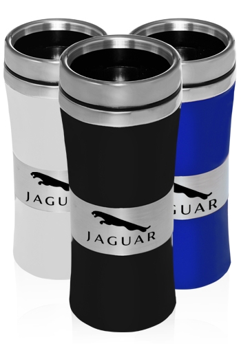 15 oz Glossy Colored Insulated Travel Mug 2