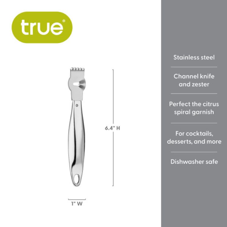 True® Zesty™: Citrus Zester & Channel Knife 3