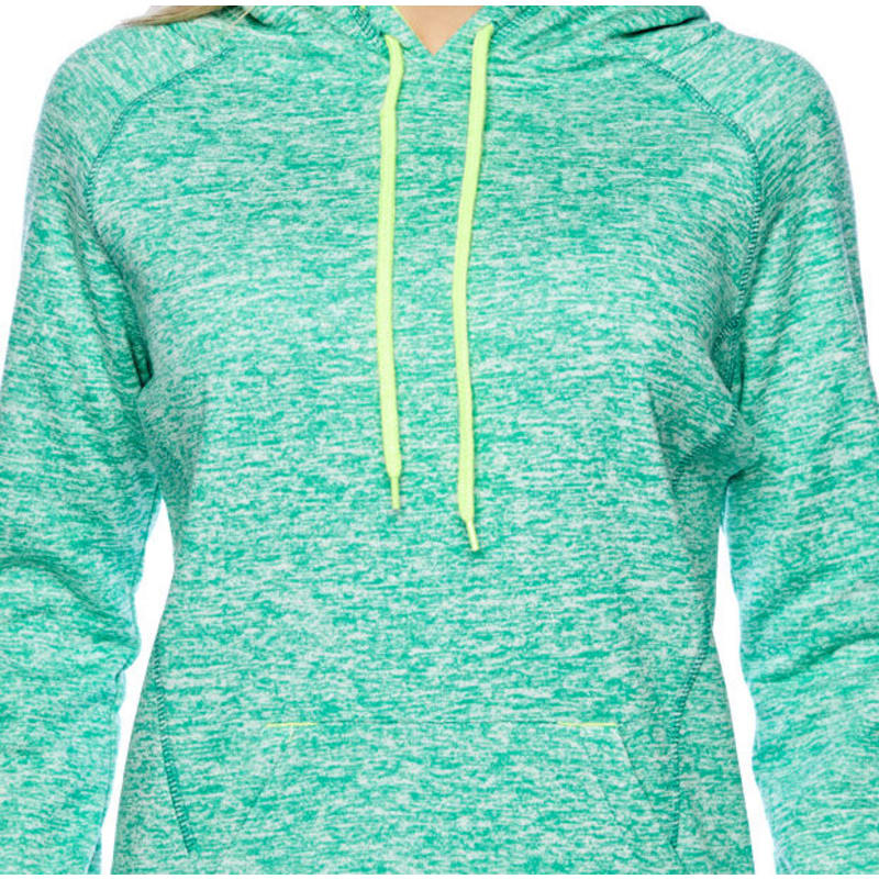 J America Ladies' Cosmic Contrast Fleece Hooded Sweatshirt, custom hoodie or sweatshirt with logo imprint 10