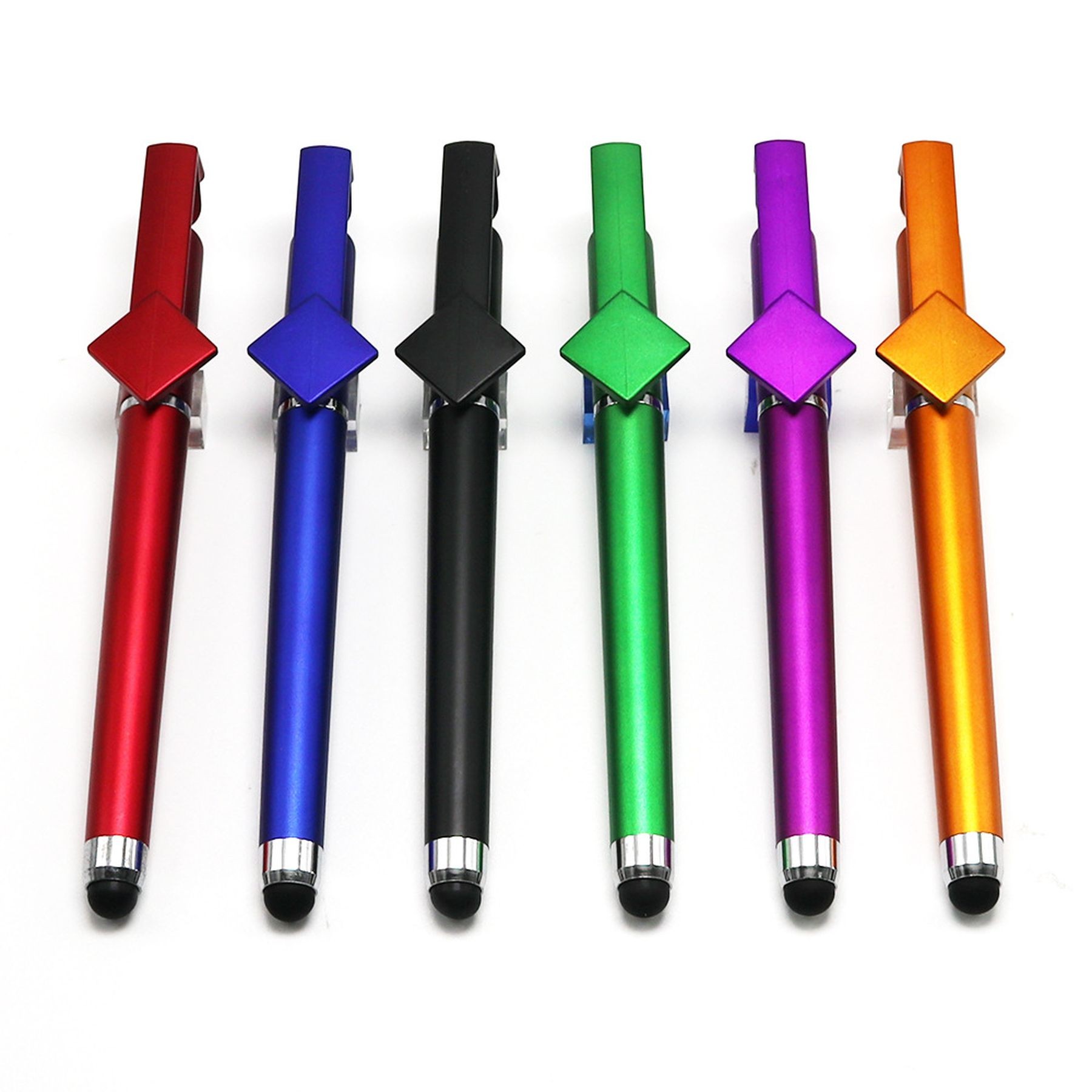3 In 1 Phone Holder Qr Code Capacitive Stylus Ballpoint Pens 21