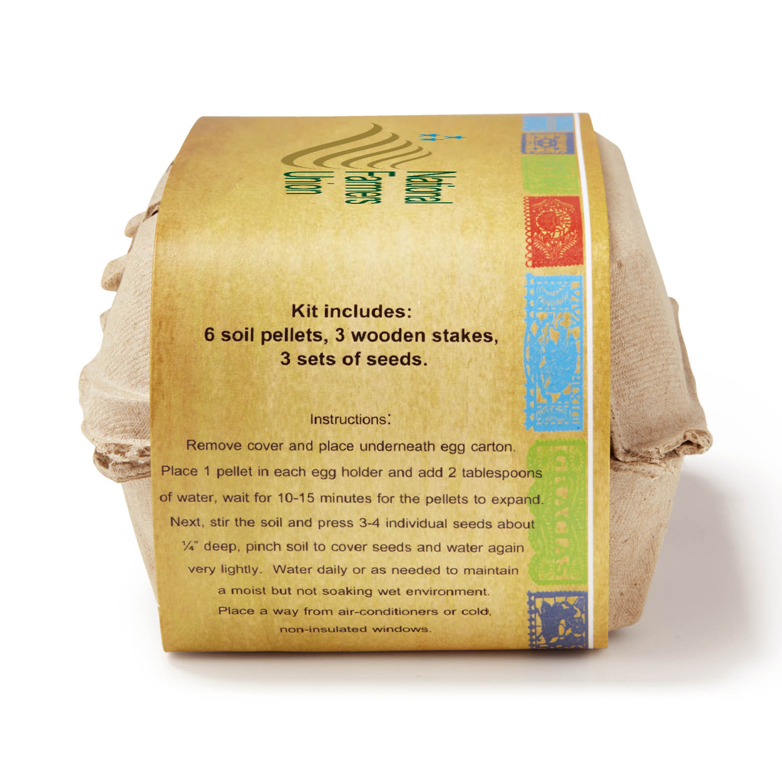 Grow Your Own Mexican Garden Kit w/Seeds 4