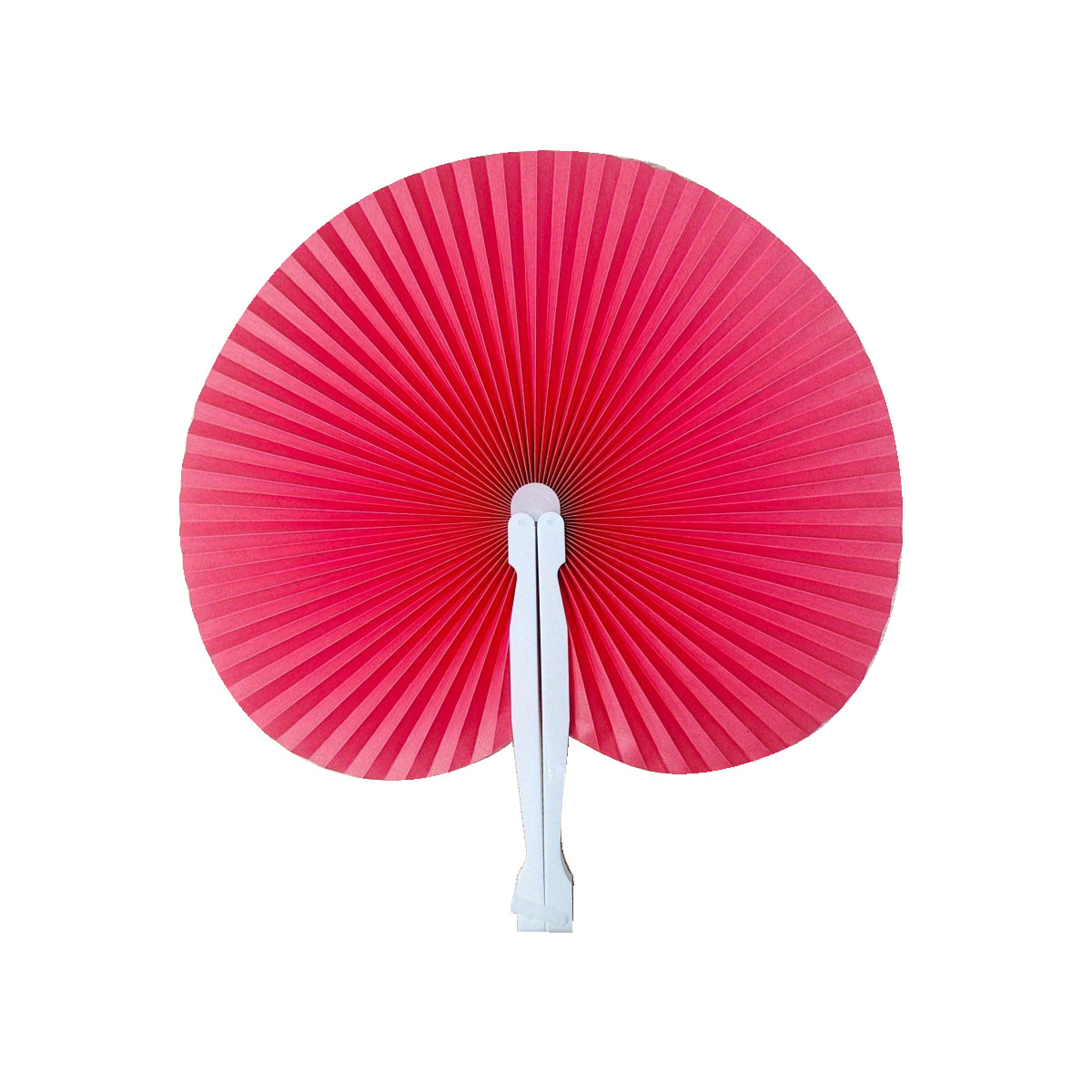 Colorful Plastic Folding Hand Fan 5.7" Length x 0.75" Width 6