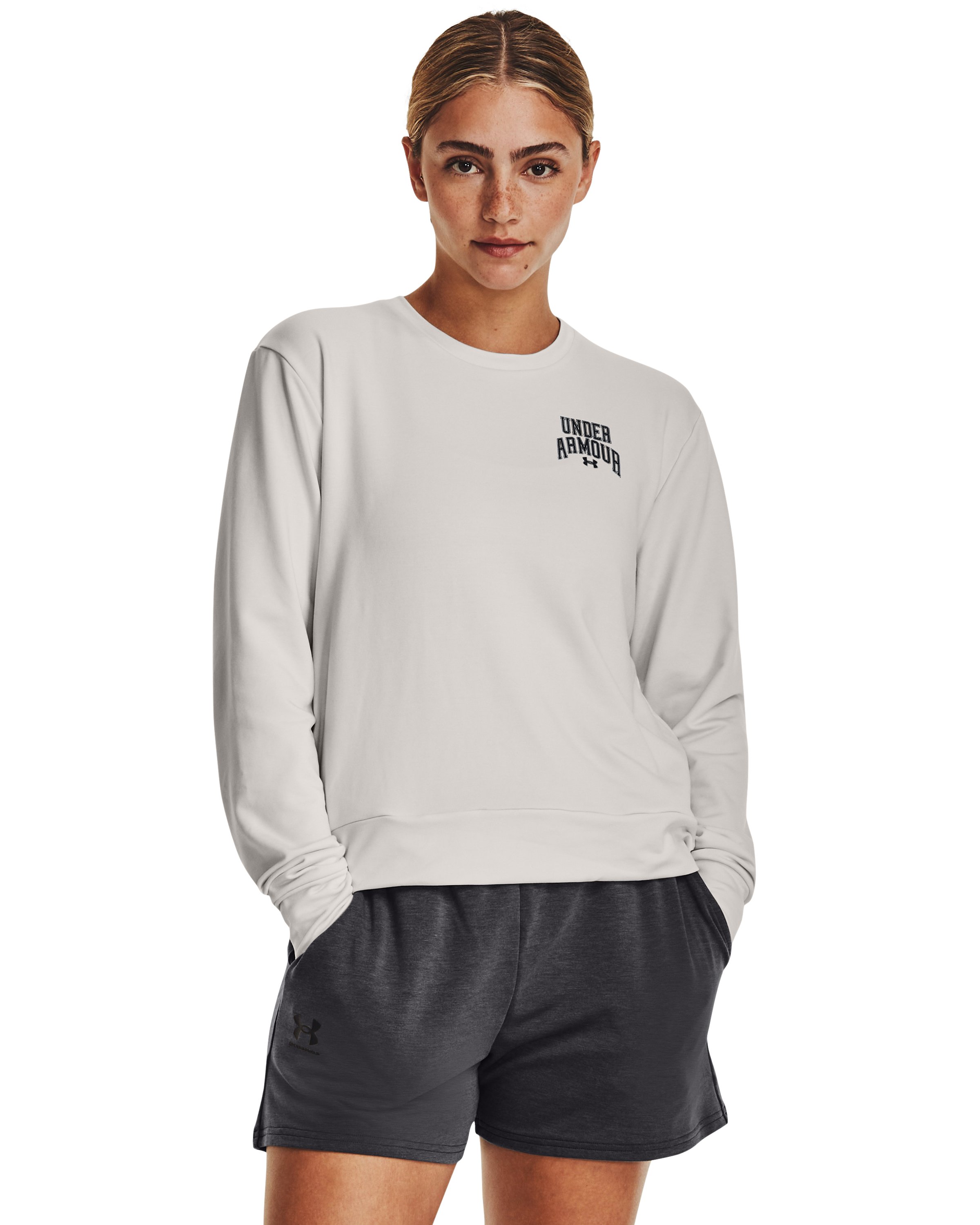 UA Rival Terry Graphic Women's Crew 4