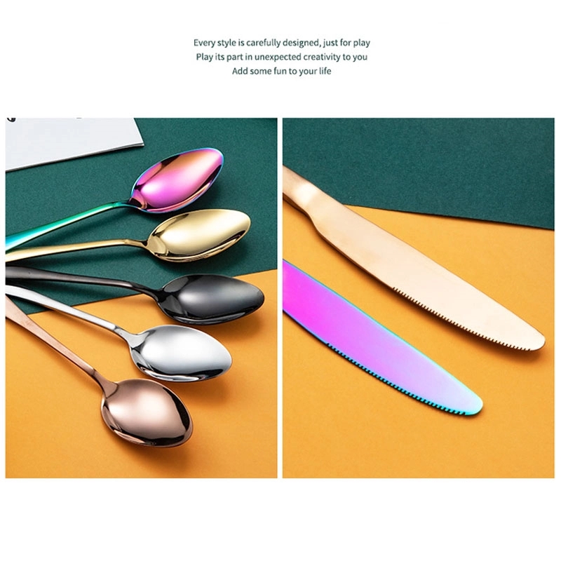 Stainless Steel Knives Forks Spoon Set With Gift Box 3