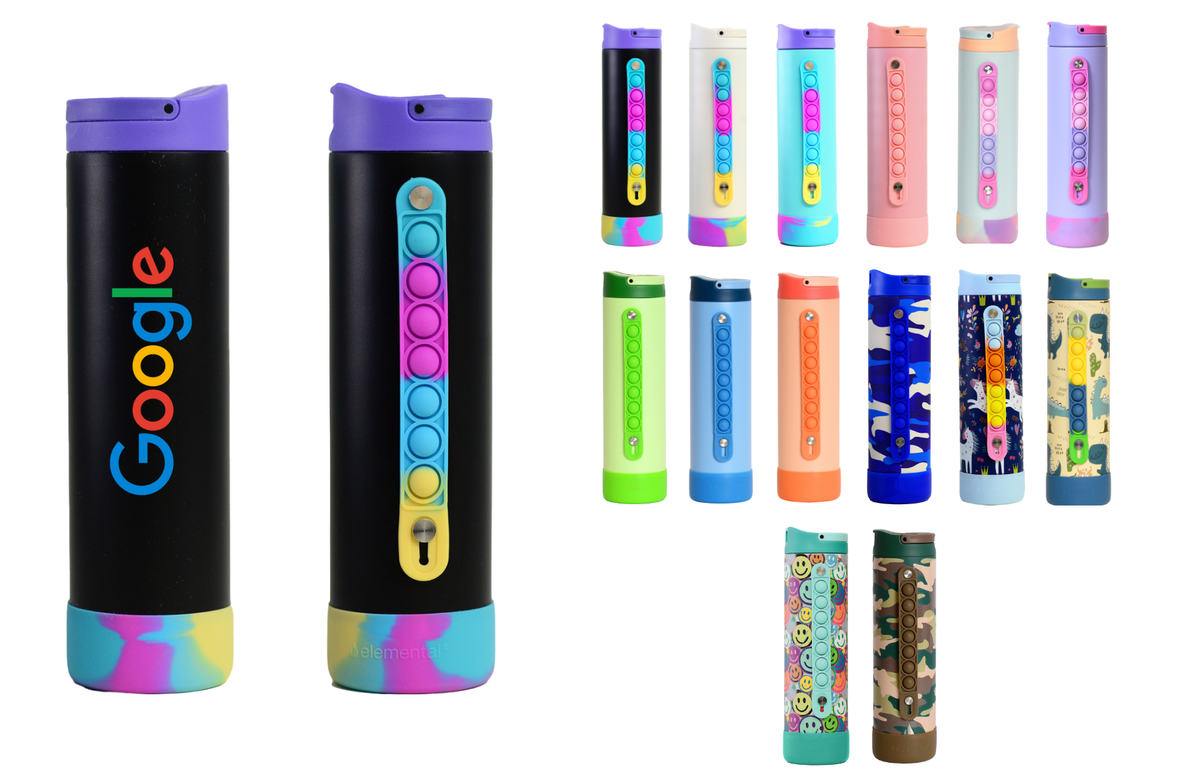 Elemental® Iconic Pop Fidget 20oz Stainless Steel Water Bottle - Vacuum Insulated 24