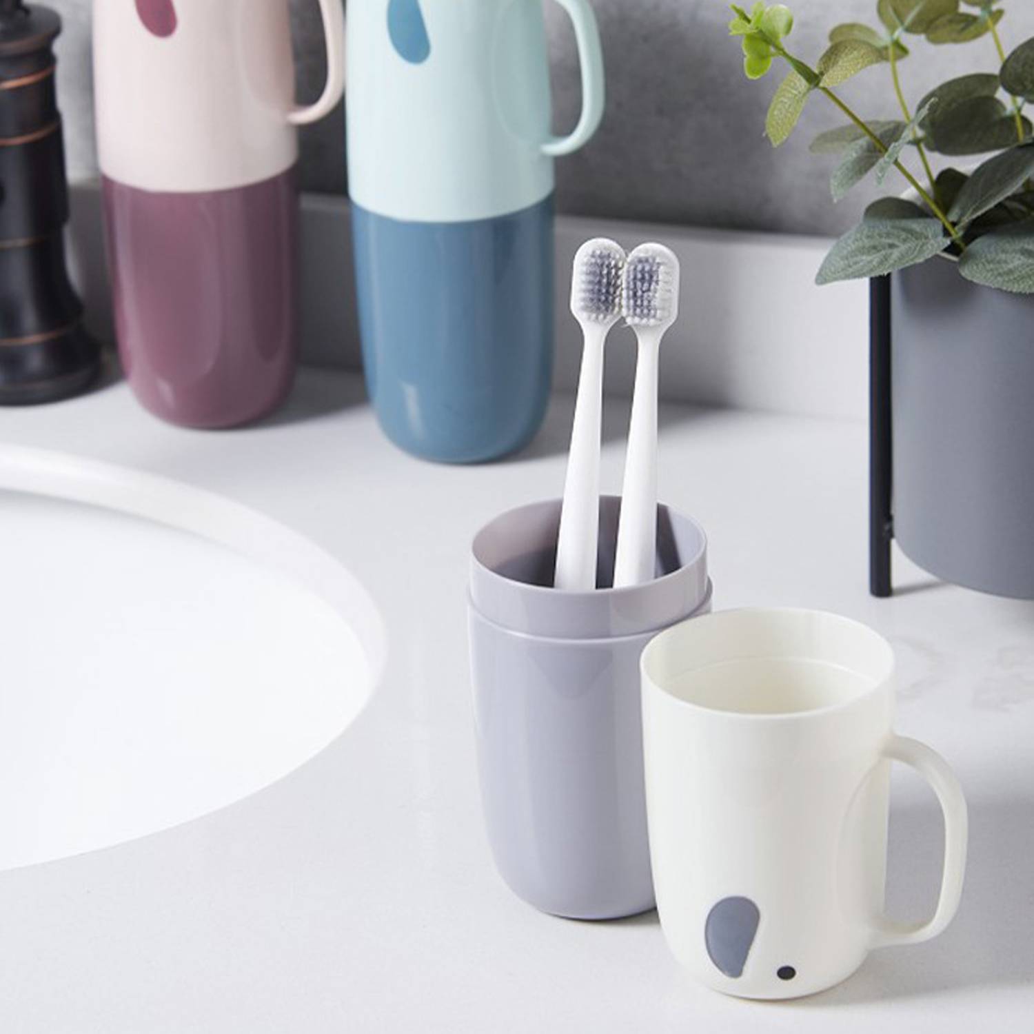 Detachable Toothbrush Travel Cup – Compact & Easy to Clean 4