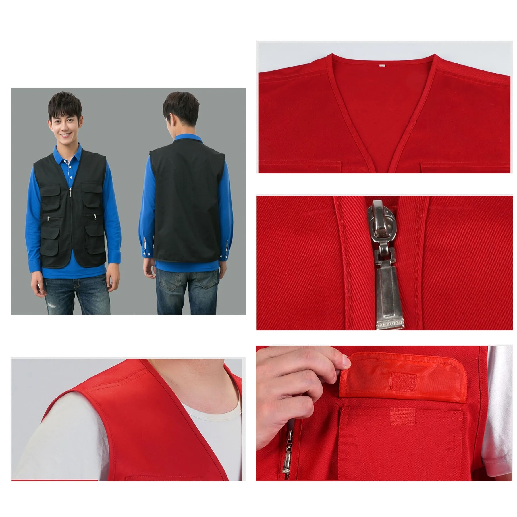 Multi-Pocket Work Clothes 3