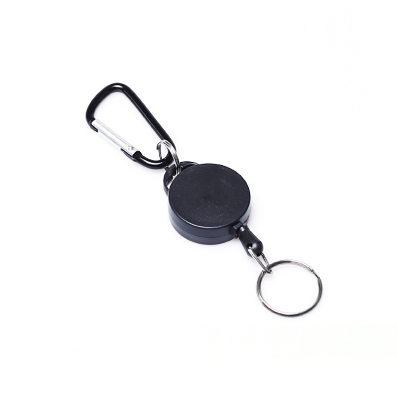 Retractable Badge Reel with Key Chain 4