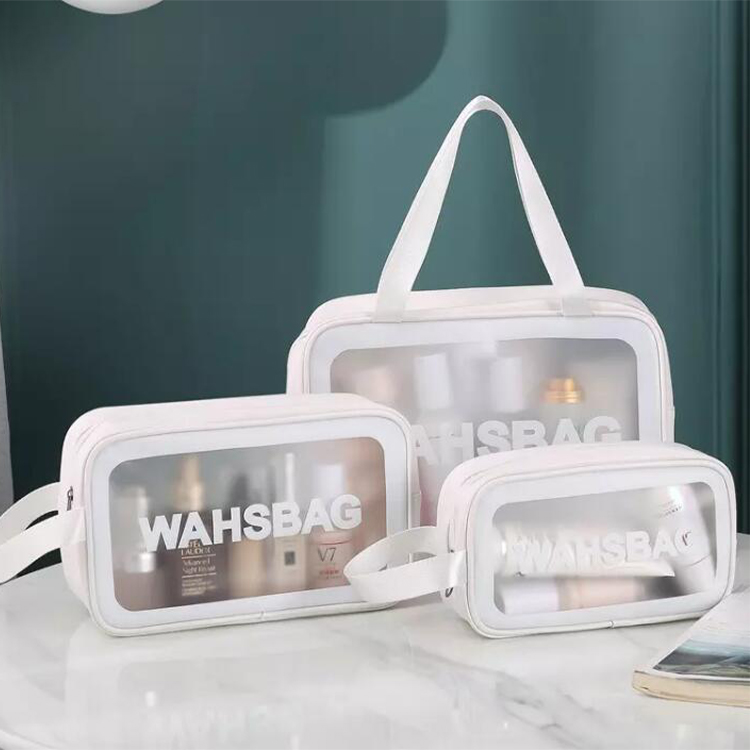 Waterproof, Transparent Cosmetic Bag Large Capacity Wash Bag 1