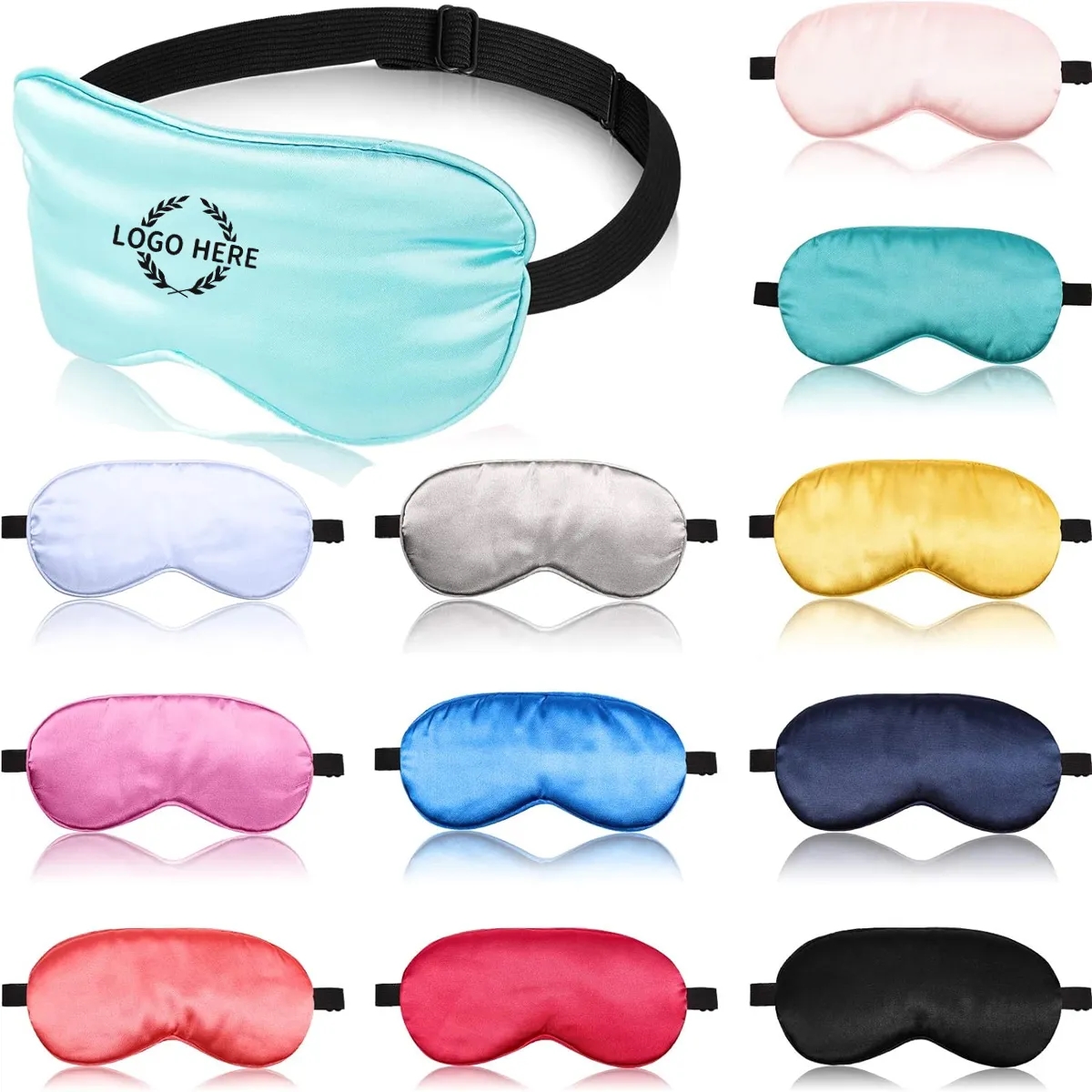 Adjustable Strap Lightweight Silk Eye Mask 4