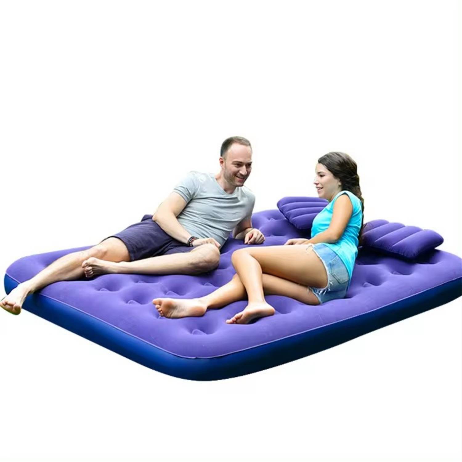 Double Flocked Air Mattress 5