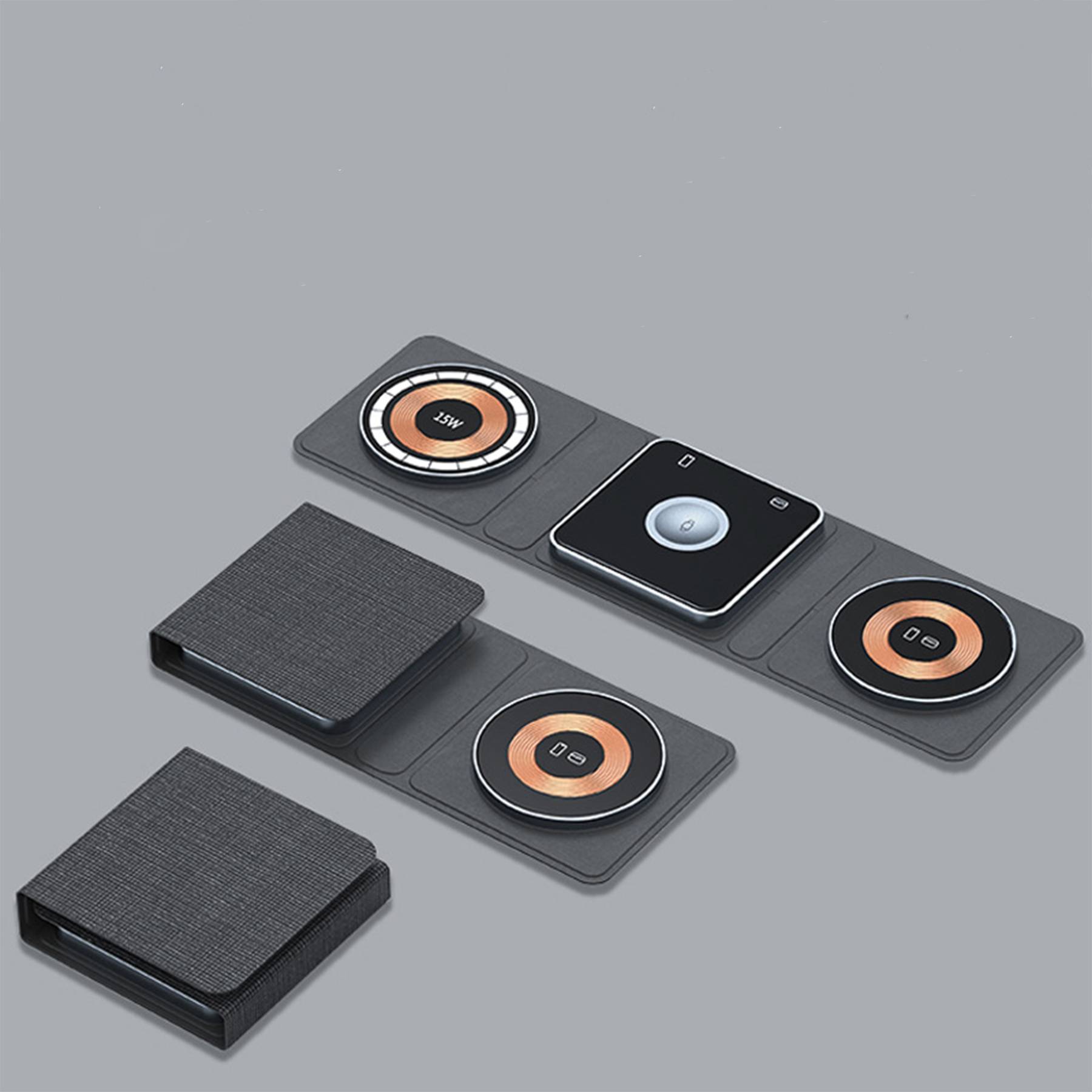 Folding magnetic three-in-one wireless charger 8