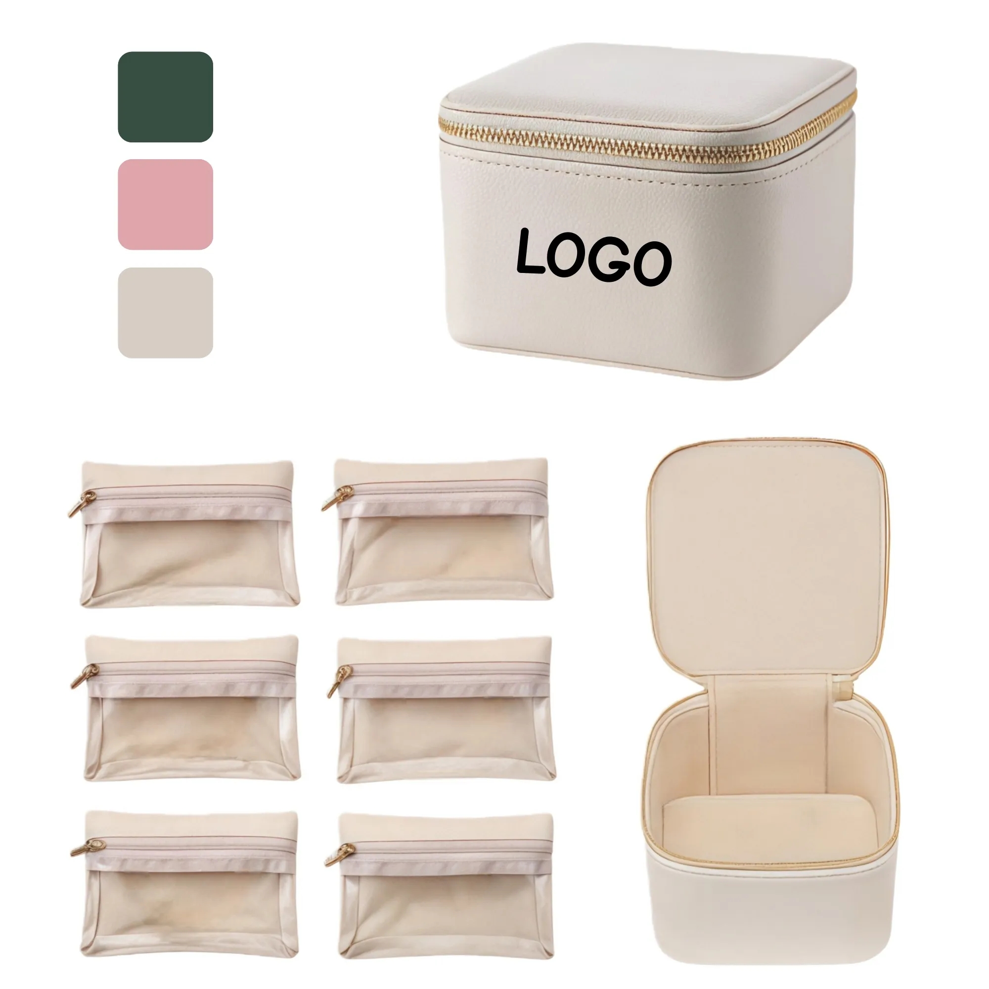 Womens Leather Jewelry Box Wedding Bridal