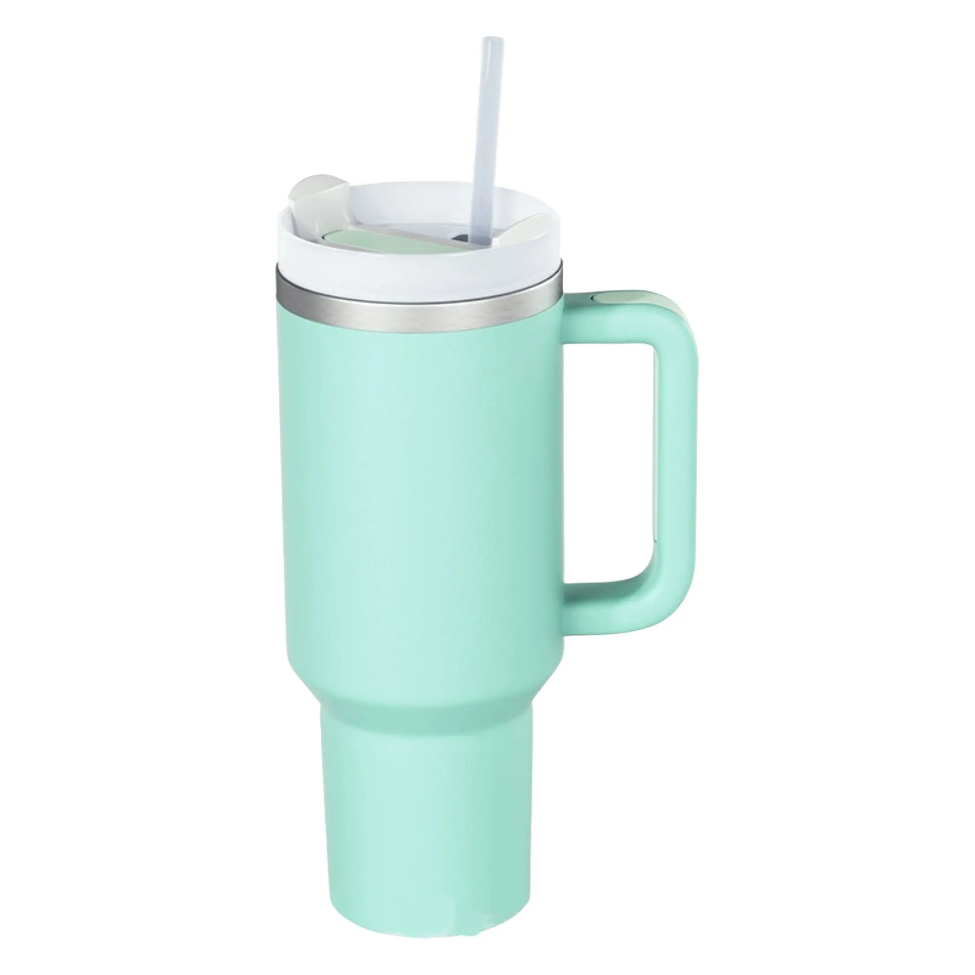 40OZ Vacuum Insulated Travel Iced Cup With Lid And Straw 4