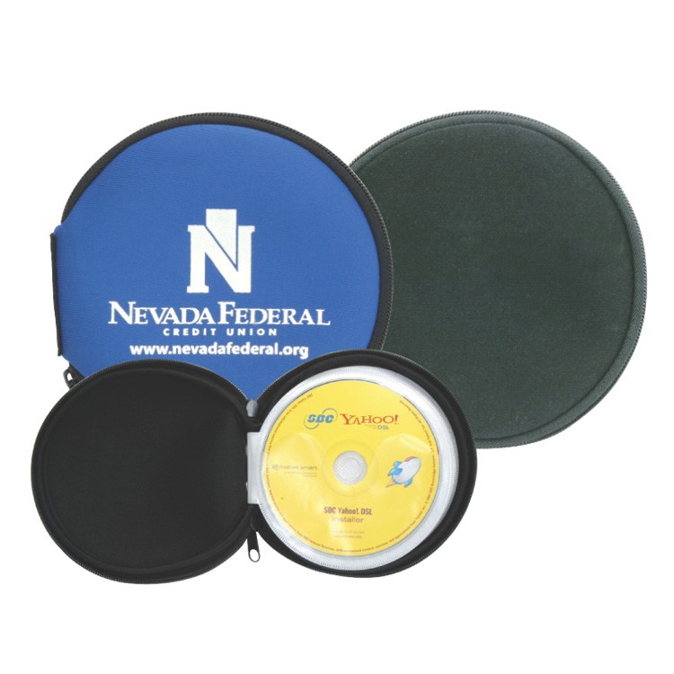 Clearance Item! Neoprene Cover 12 Disc DVD CD Holder 1