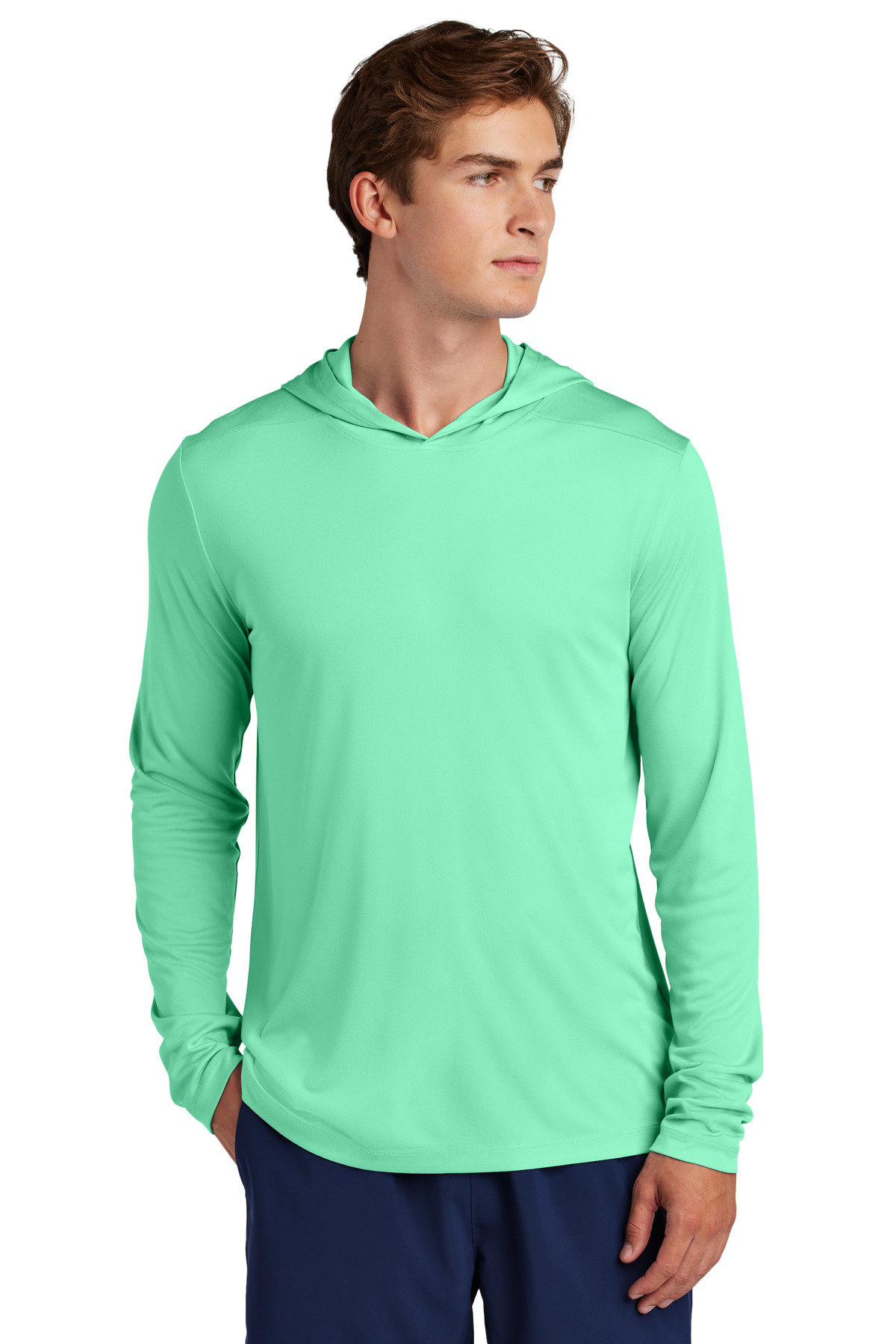 Sport-Tek Posi-UV Pro Long Sleeve Hoodie ST420LSH 7