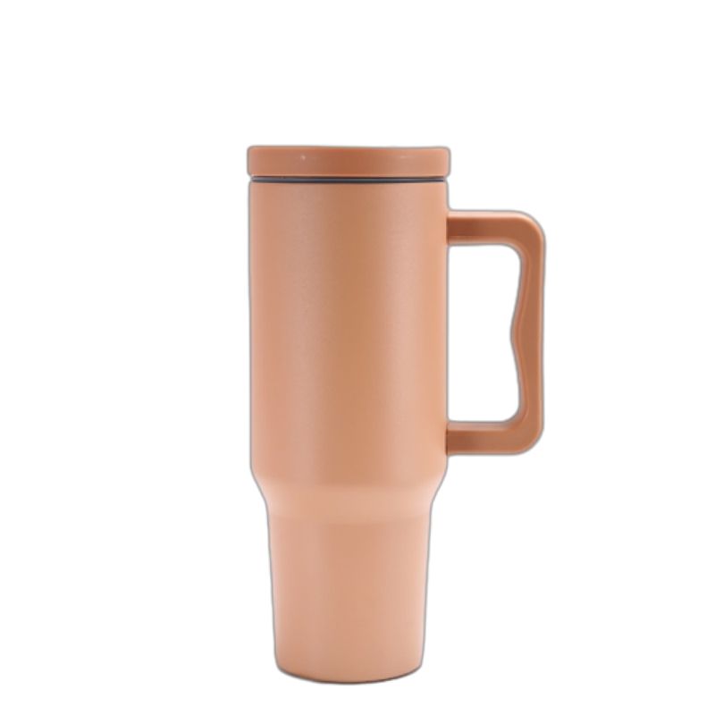 30 oz Stainless Steel Tumbler W/ Straw & Lid 10