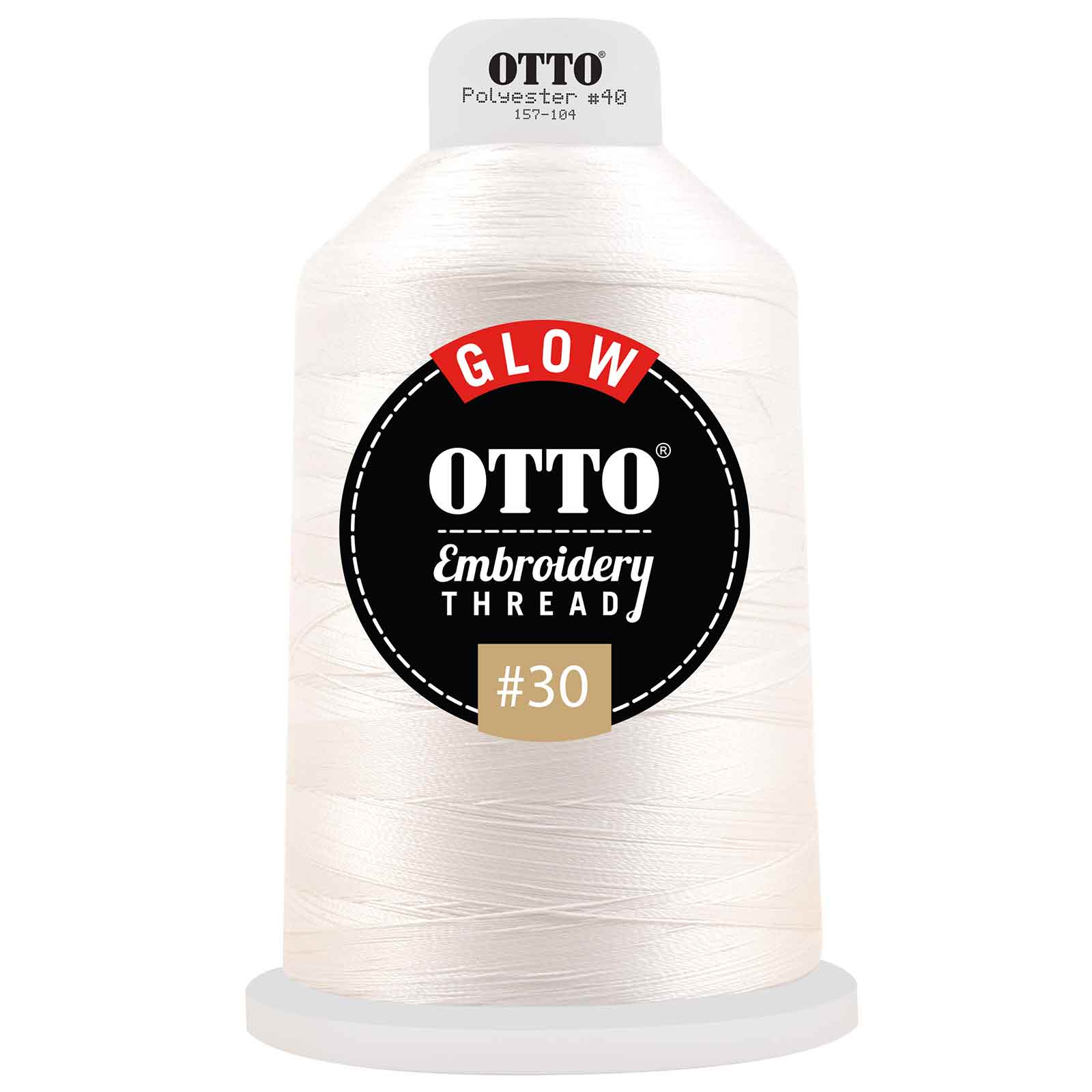 OTTO Embroidery Glow in the Dark Thread #30 4,400 yd. King Cone 4
