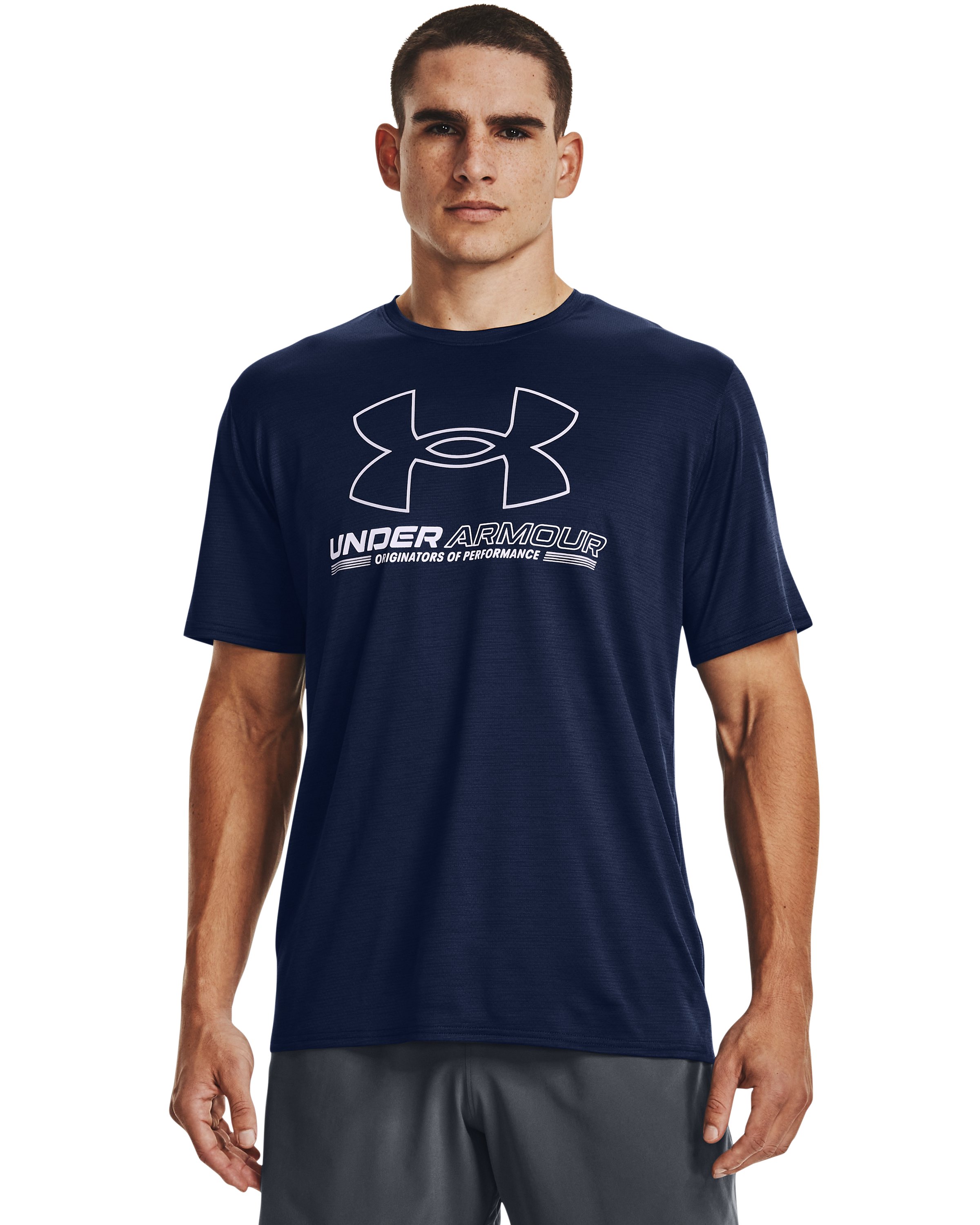 UA Vent Graphic Men's Training Short Sleeve 2