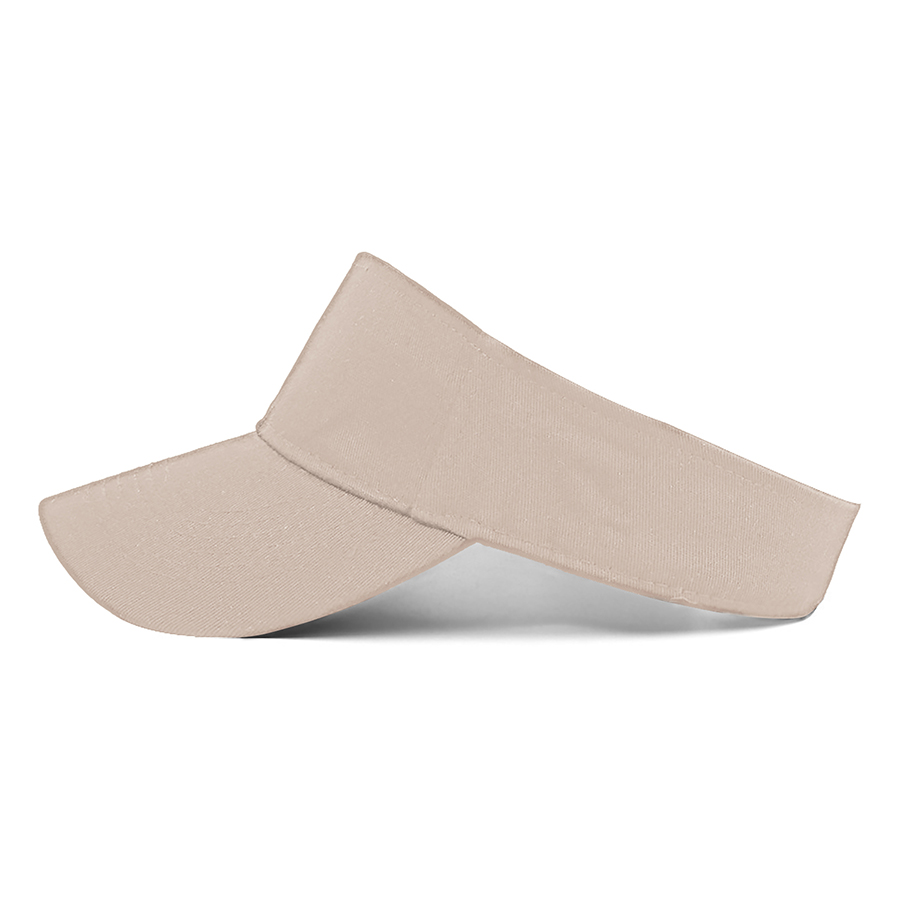 Stock Solid Color Cotton Visor - Sports Style 4