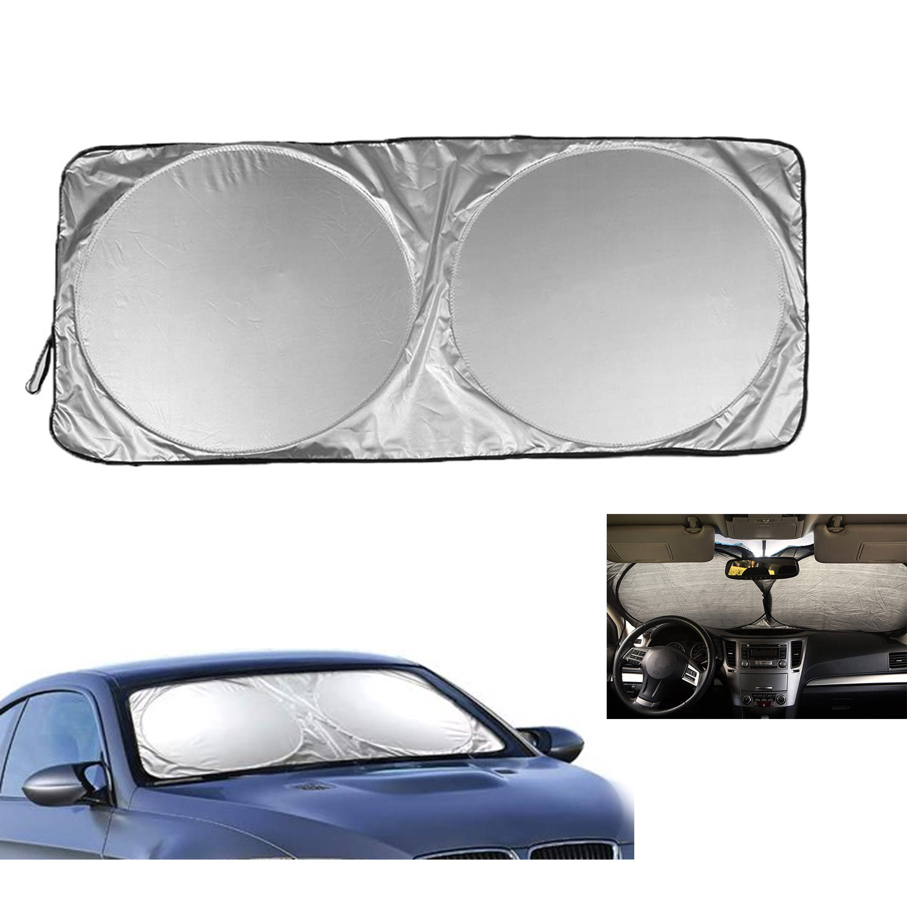 Automotive Car Windshield Foldable Sun Shades 2