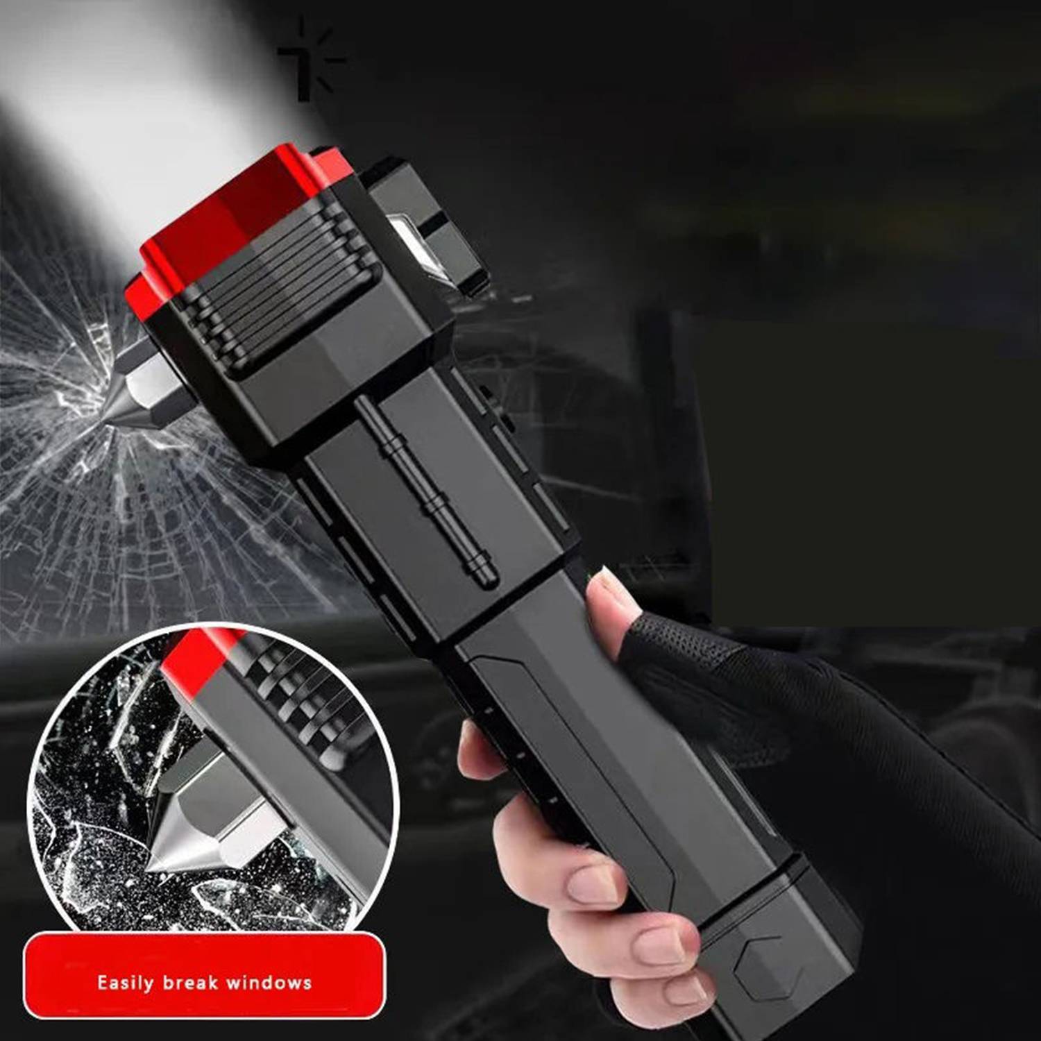 Plastic Multi Function Emergency Flashlight 5