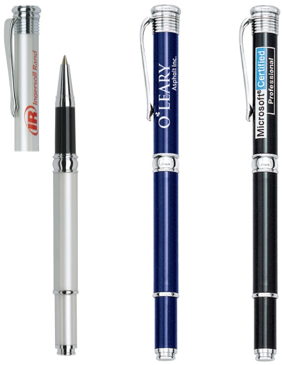 Aiden II Cap Off Brass Rollerball Pen 1