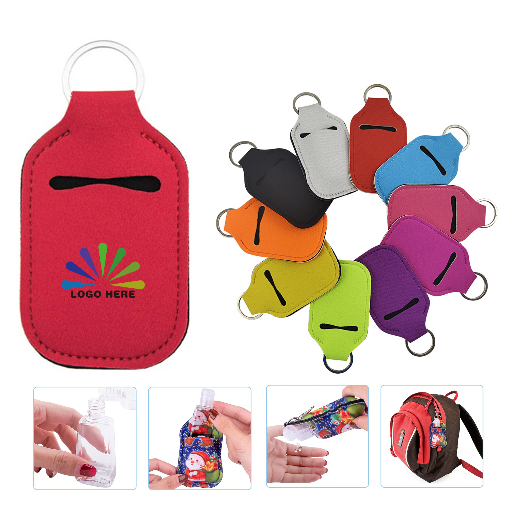 1oz Perfume Bottle Keychain Holder 2