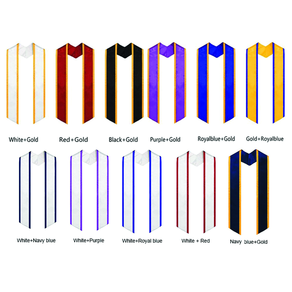 Honorary Graduation Stole - Full-Color Sublimation 60" 13