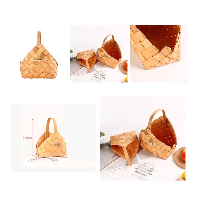 
Woven small flower basket