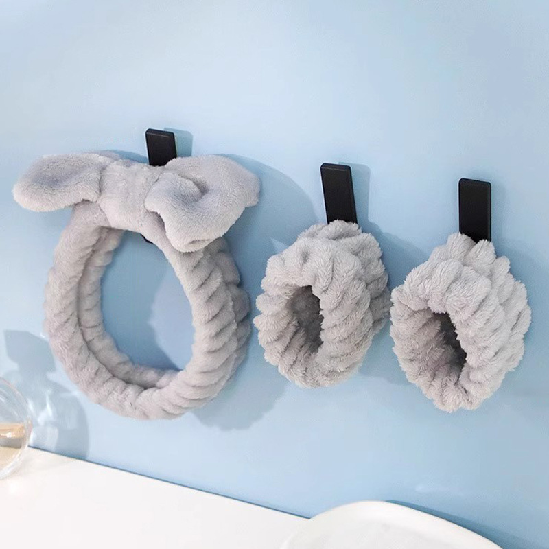 Spa Headband and Matching Wrist Bands for Washing Face 9